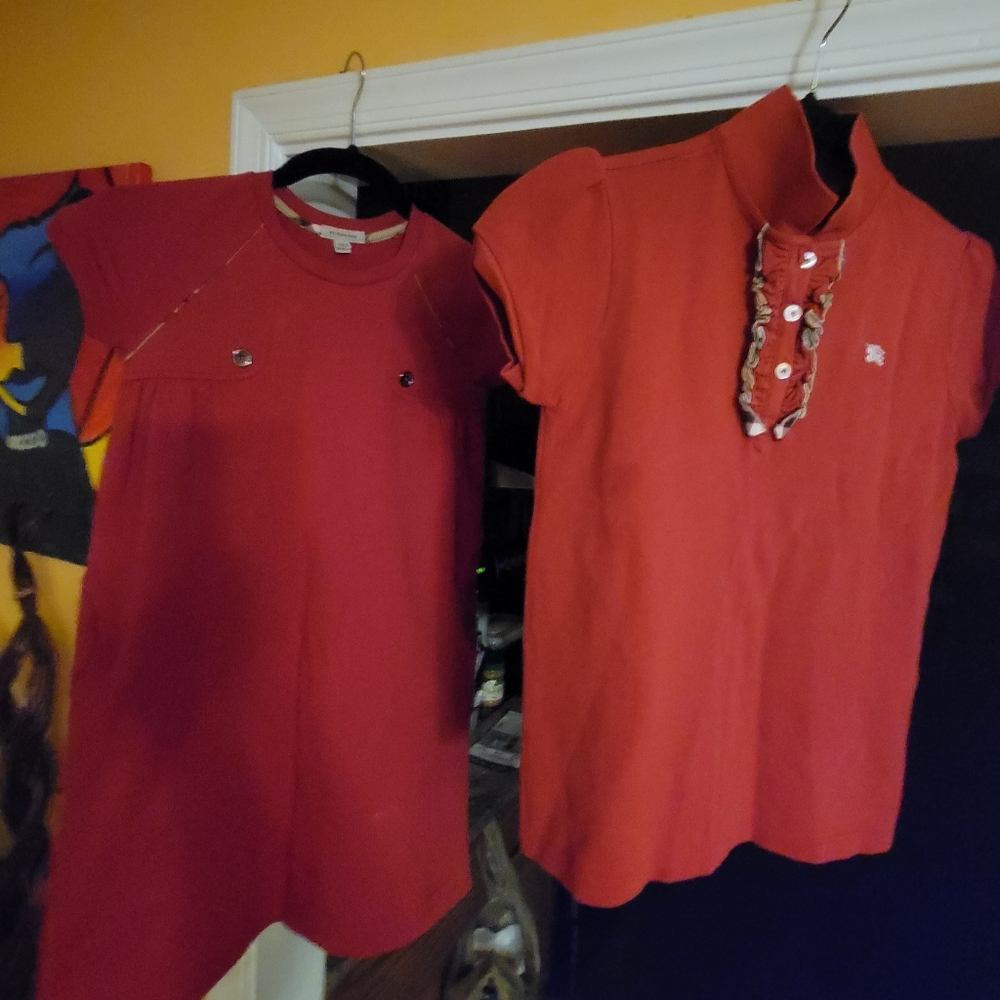 Burberry Dress & Shirt Combo